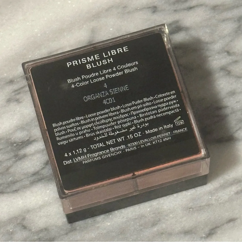 Givenchy Prisme Libre Blush Shade: 4 Organza Sienne 4 Color Loose Powder Blush